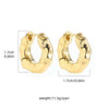 Wholesale Copper Geometric Simple Style Circle Earrings For Women
