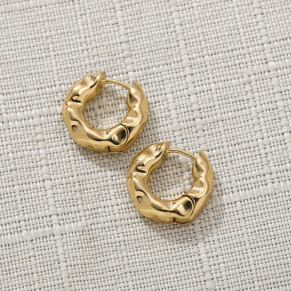 Wholesale Copper Geometric Simple Style Circle Earrings For Women