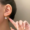 Wholesale Copper Geometric Style Electroplated Microinlaid Zircon Windmill Earrings For Women