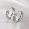 Wholesale Copper Geometric Style Electroplated Unisex Circle Earrings