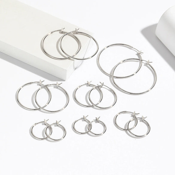Wholesale Copper Geometric Style Electroplated Women's Earrings