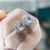 Wholesale Copper Geometric Style Micropaved Zircon Earrings For Women