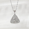 Wholesale Copper Geometric Triangle And Starfish Fashion Simple Clavicle Necklace With Electroplating