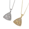 Wholesale Copper Geometric Triangle And Starfish Fashion Simple Clavicle Necklace With Electroplating