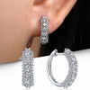 Wholesale Copper Geometric Zircon Earrings For Women Fashion Style