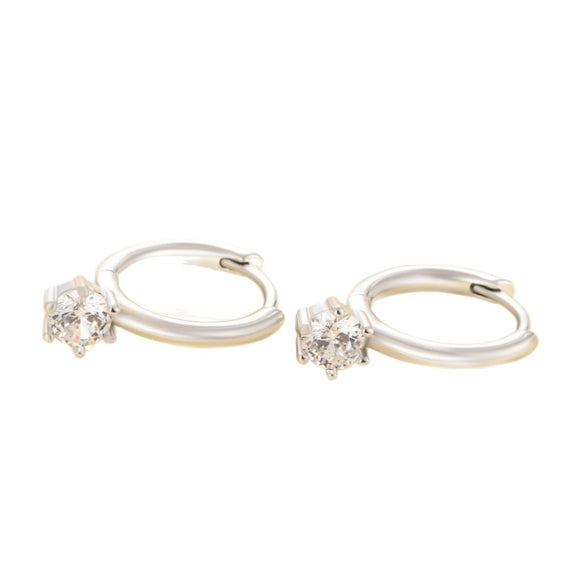 Wholesale Copper Geometric Zircon Earrings Sweet Style For Women And Unisex