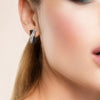 Wholesale Copper Geometric Zircon Fashion Women's Earrings