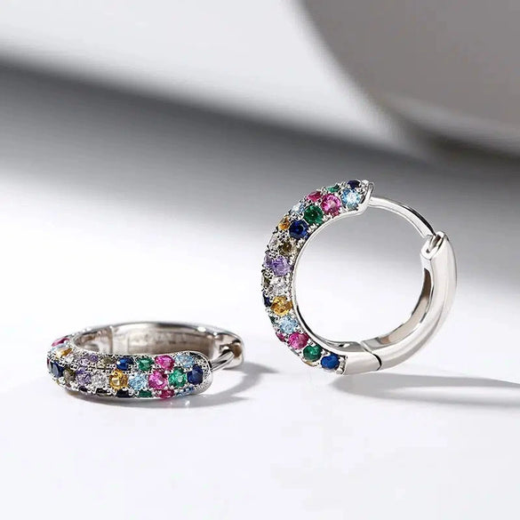 Wholesale Copper Geometric Zircon Women's Earrings