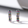 Wholesale Copper Geometric Zircon Women's Earrings