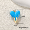 Wholesale Copper Gold Plated Heart Shape Inlaid Zircon Necklace Pendant And Earrings Accessories With Electroplating Treatment