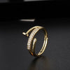 Wholesale Copper Goldplated Animal Zodiac Retro Light Luxury Open Ring For Women