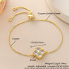 Wholesale Copper Goldplated Fourleaf Clover Pendant Necklace And Bracelet Set Jewelry For Women With Plants And Flowers Pattern And O Word Chain