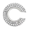 Wholesale Copper Goldplated Geometric Cshaped Diamond Point Drill Ear Clip For Women And Unisex