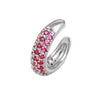 Wholesale Copper Goldplated Micropaved Colored Diamond Inlaid Zircon Ushape Nonpiercing Women's Ear Clips Jewelry