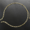 Wholesale Copper Goldplated Rectangular Geometric Splicing Necklace For Women