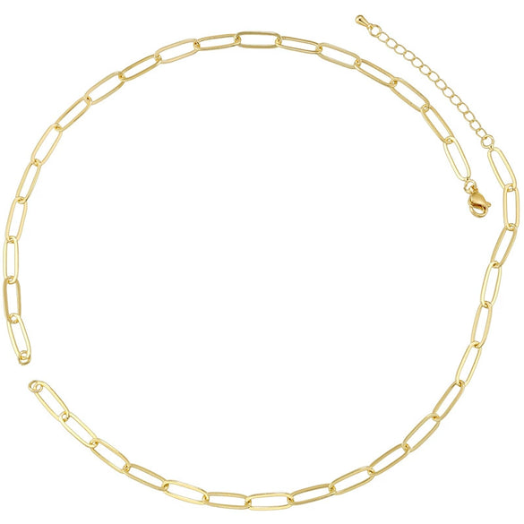 Wholesale Copper Goldplated Rectangular Geometric Splicing Necklace For Women