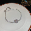 Wholesale Copper Gourd Hollow Bracelet With Real Gold Electroplated Zircon Geometric Pattern Light Luxury Style For Women
