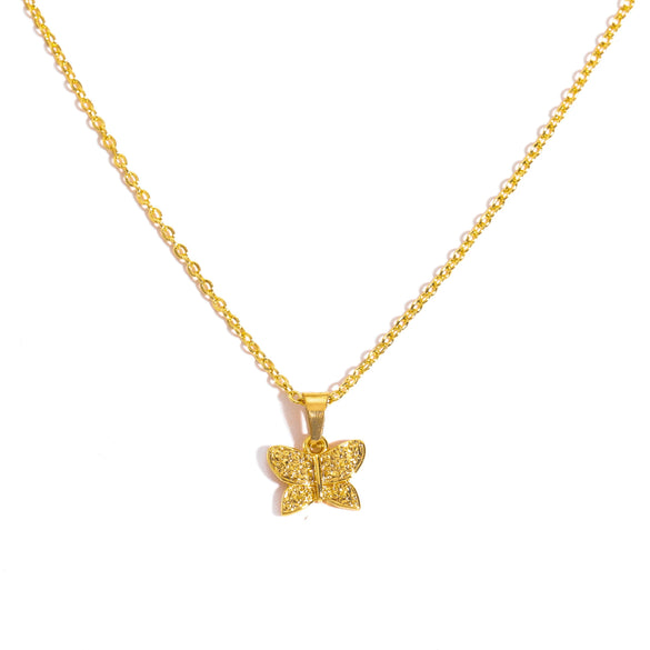 Wholesale Copper Hamsa Hand Love Heart Diamond Butterfly Tooth Big Sun Pendant Zircon Necklace With Geometric Pattern And Diamond Treatment
