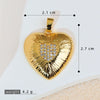 Wholesale Copper Heartshaped Retro Simple Style Electroplated Pendant Earrings Accessories