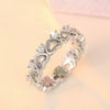 Wholesale Copper Heartshaped Zircon Women's Ring Jewelry