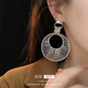 Wholesale Copper Hollowout Geometric Circle Earrings For Women