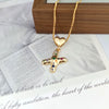 Wholesale Copper Inlaid Color Zircon Love Glossy Letter Pendant Ladies Necklace With Letters Pattern
