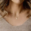 Wholesale Copper Inlaid With Zircon Geometric Cross Handmade Necklace For Women