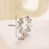 Wholesale Copper Inlaid Zircon Saturn Earring For Girls