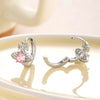 Wholesale Copper Inlaid Zircon Saturn Shape Sweet Style Women's Earrings