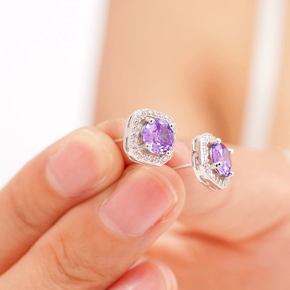 Wholesale Copper Inlaid Zircon Simple Style Square Perfume Bottle Pendant Necklace For Women With Electroplating