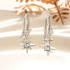Wholesale Copper Inlaid Zircon Star Sweet Style Women's Pendant Tassel Earrings