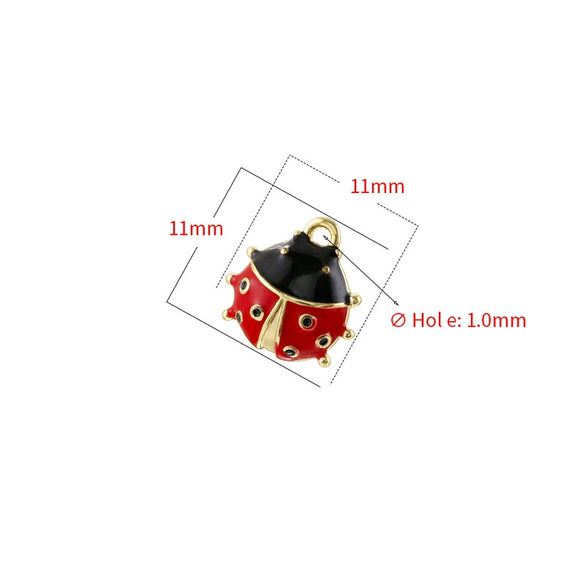 Wholesale Copper Insect Animal Zodiac Dripping Oil Pendant