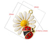 Wholesale Copper Insect Animal Zodiac Dripping Oil Pendant