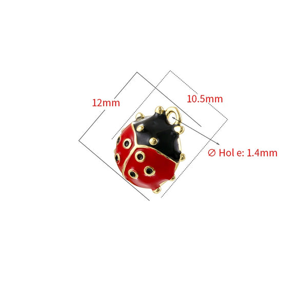 Wholesale Copper Insect Animal Zodiac Dripping Oil Pendant