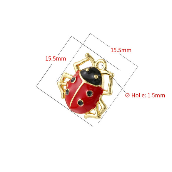 Wholesale Copper Insect Animal Zodiac Dripping Oil Pendant