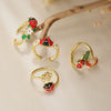 Wholesale Copper Insect Shaped Dripping Oil Ring For Lady And Unisex