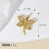Wholesale Copper Insectshaped Pendant Jewelry With Micropaved Colorful Zircon And 18K Gold Plated Cartoon Style
