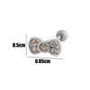 Wholesale Copper Jewelry Fashion Allmatch Moon Bow Style With Flower Pattern For Women