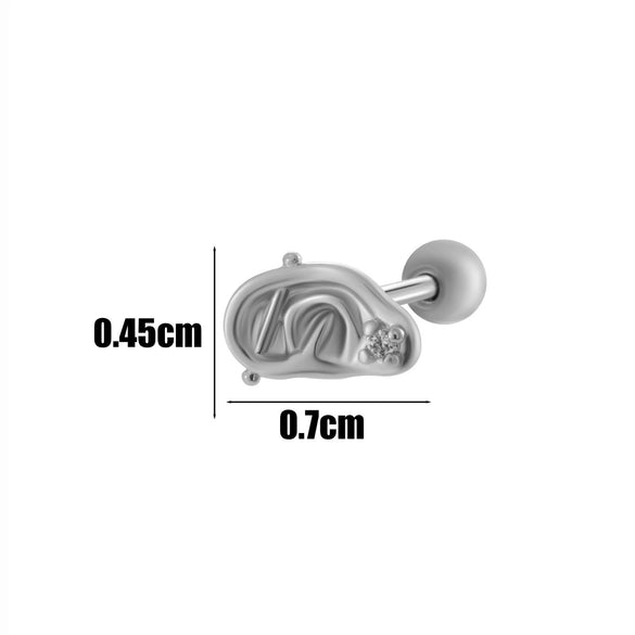 Wholesale Copper Jewelry Fashion Allmatch Moon Bow Style With Flower Pattern For Women