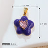 Wholesale Copper Jewelry Lovely Style Geometric And Heart Shape Dripping Oil Necklace Pendant And Ear Accessories