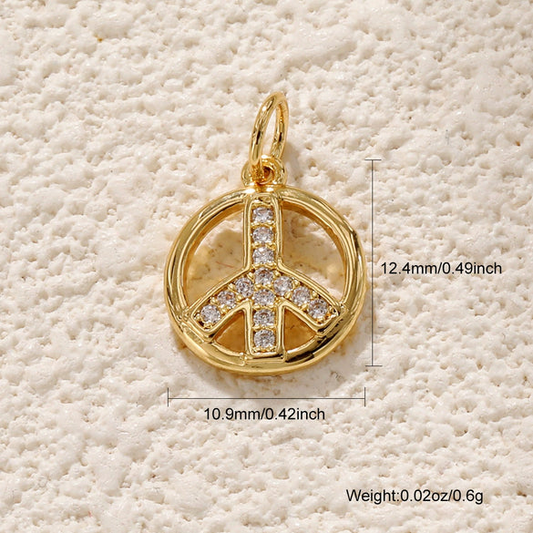 Wholesale Copper Jewelry Pendant With Animal Zodiac Pattern Electroplated