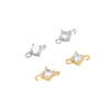 Wholesale Copper Jewelry With Microinlaid Zircon And Cross Design Electroplated Versatile And Minimalist Style