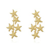 Wholesale Copper 18K Gold Plated Starfish Shell Women's Earrings With Flower Geometric Animal Zodiac Zirconia Design