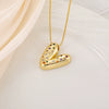 Wholesale Copper Letter Pendant Necklace With Smooth Color And Zircon Inlay Hip Hop Style Creative And Personalized