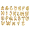 Wholesale Copper Letter Pendant Necklace With Smooth Color And Zircon Inlay Hip Hop Style Creative And Personalized