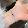 Wholesale Copper Letter Zirconia Inlayed Fashion Exquisite Cold Style Light Luxury High End Feeling Temperament Women's Bracelet