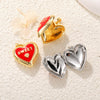 Wholesale Copper Love Christmas Elk Pendant Necklace With Heart Shape Geometric Letters Zirconia Design
