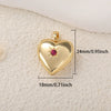 Wholesale Copper Love Christmas Elk Pendant Necklace With Heart Shape Geometric Letters Zirconia Design