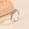 Wholesale Copper Micro Inlaid Zircon Winding Snake Ring Animal Style Electroplated For Women