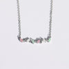 Wholesale Copper Microinlaid Zircon Geometric Style Women's Clavicle Chain Necklace With Electroplating O Word Chain